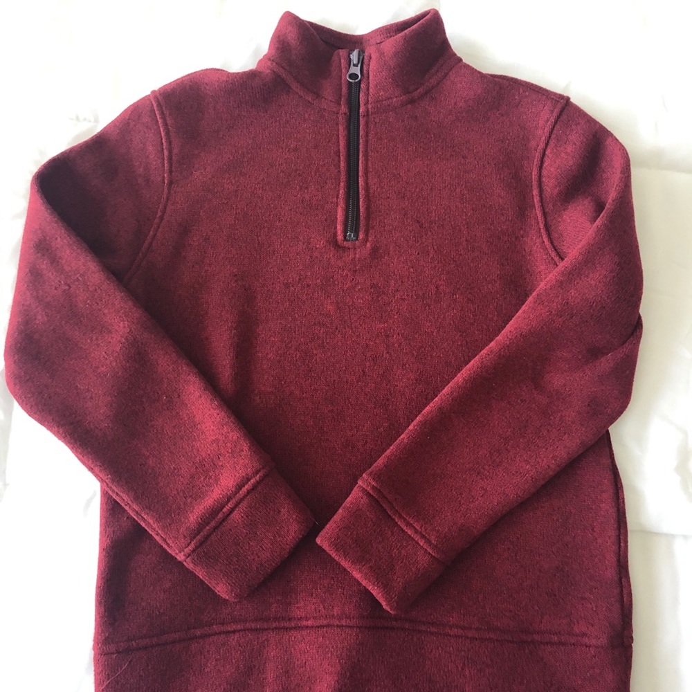 Cozy half-zip sweater, boys 8